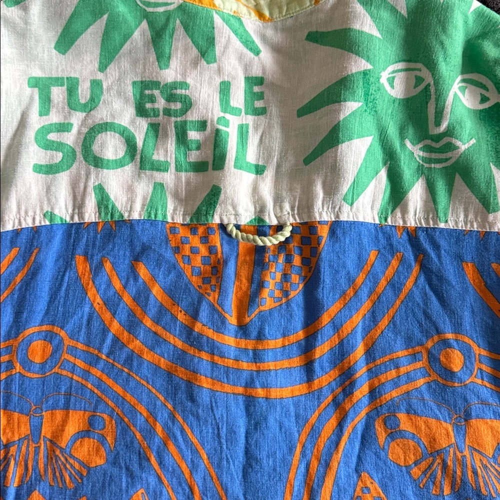 Anisa Exclusively by Anthropologie Colorful Graphic Button Down Shirt - Picture 10 of 11
